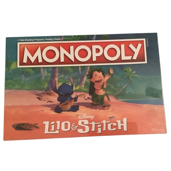 Lilo Stitch Disney Monopoly Sealed With Collectible Tokens - Picture 1 of 4